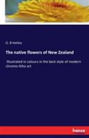The native flowers of New Zealand: Illustrated in colours in the best style of modern chromo-litho art - G B Hetley - cover