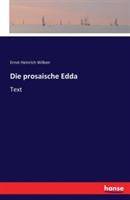 Die prosaische Edda: Text - Ernst Heinrich Wilken - cover
