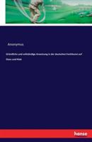 Grundliche und vollstandige Anweisung in der deutschen Fechtkunst auf Stoss und Hieb - Anonymus - cover