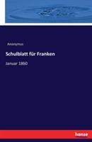 Schulblatt für Franken: Januar 1860 - Anonymus - cover