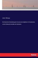 Die historische Entwickelung der Inversion des Subjektes im Französischen und der Gebrauch derselben bei Lafontaine - Léon Wespy - cover