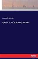 Poems from Frederick Scholz - George M Warren - cover