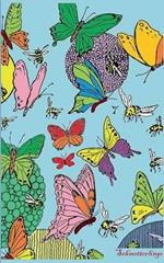 Schmetterlinge (Notizbuch): Notizbuch, Notebook, Vintage, Old Fashion, Klassiker, Edel, Design, Einschreibbuch, Tagebuch, Diary, Notes, Geschenkbuch, Geschenk, Weihnachten, Geburtstag, Ostern, Weihnachtsgeschenk, Nikolaus, Freundesbuch, Buch für Notizen im