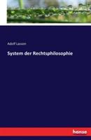 System der Rechtsphilosophie - Adolf Lasson - cover