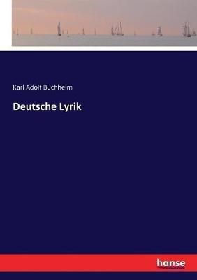 Deutsche Lyrik - Karl Adolf Buchheim - cover