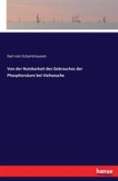 Von der Nutzbarkeit des Gebrauches der Phosphorsäure bei Viehseuche