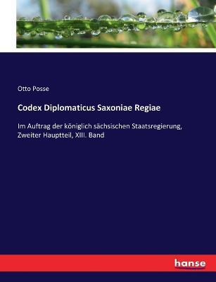 Codex Diplomaticus Saxoniae Regiae: Im Auftrag der königlich sächsischen Staatsregierung, Zweiter Hauptteil, XIII. Band - cover