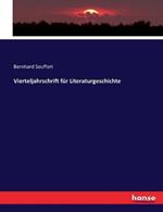 Vierteljahrschrift fur Literaturgeschichte