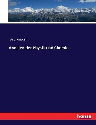 Annalen der Physik und Chemie - Anonymous - cover