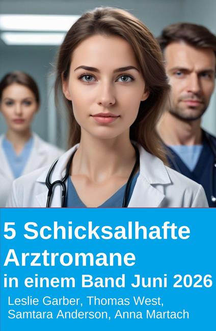 5 Schicksalhafte Arztromane in einem Band Juni 2026 - Samtara Anderson,Leslie Garber,Anna Martach,Thomas West - ebook