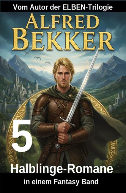 5 Halblinge-Romane in einem Fantasy Band - Alfred Bekker - ebook