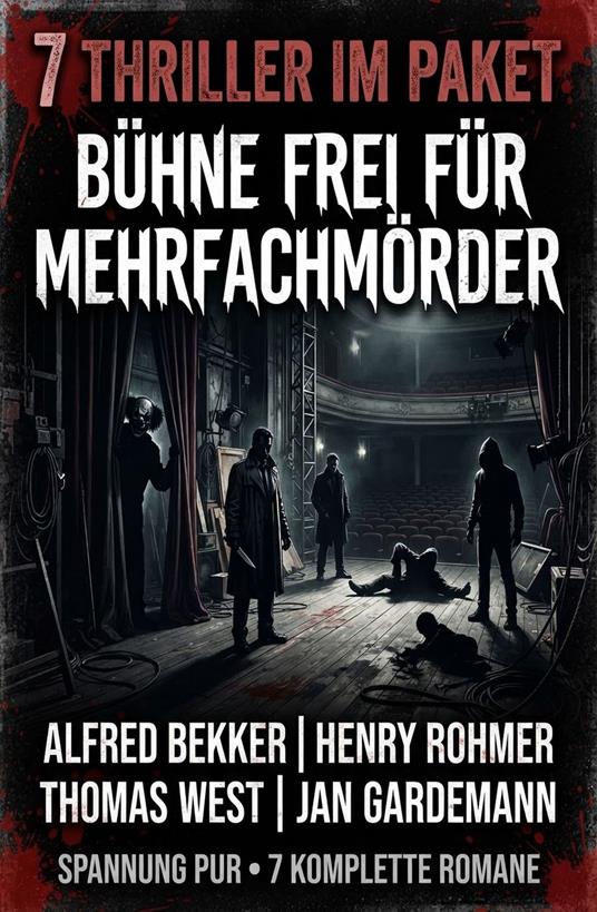 7 Thriller im Paket: Bühne frei für Mehrfachmörder