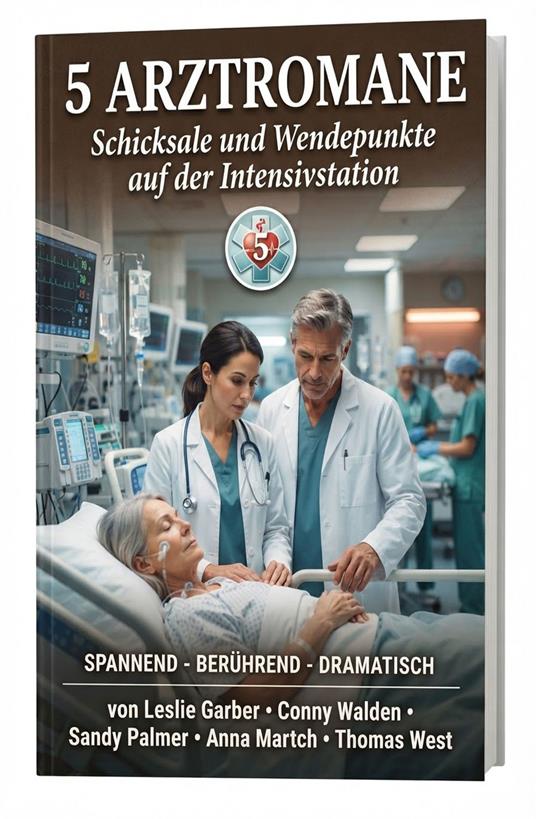 5 Arztromane: Schicksale und Wendepunkte auf der Intensivstation - Leslie Garber,Anna Martach,Sandy Palmer,Walden Conny - ebook
