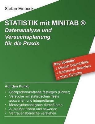 Statistik mit Minitab: Datenanalyse und Versuchsplanung für die Praxis - Stefan Einbock - cover