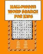 Halloween Word Search For Kids: Easy Activities For Kids For Airplane Rides During Spooky Times, 8x10, Printed On One Side To Be Safe For Color Markers