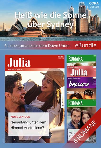 Heiß wie die Sonne über Sydney - 6 Liebesromane aus dem Down Under