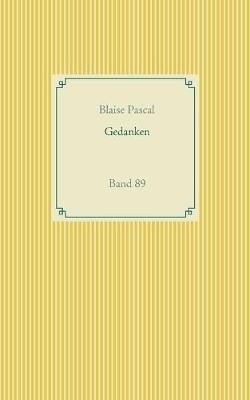 Gedanken: Band 89 - Blaise Pascal - cover