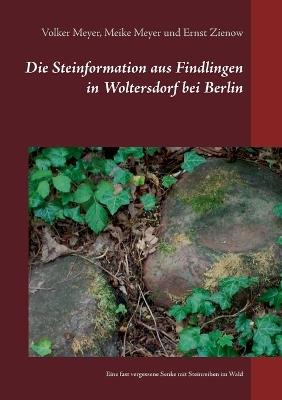 Die Steinformation aus Findlingen in Woltersdorf bei Berlin: Eine fast vergessene Senke mit Steinreihen im Wald - Volker Meyer,Meike Meyer,Ernst Zienow - cover