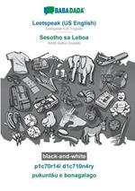 BABADADA black-and-white, Leetspeak (US English) - Sesotho sa Leboa, p1c70r14l d1c710n4ry - pukuntsu e bonagalago: Leetspeak (US English) - North Sotho (Sepedi), visual dictionary