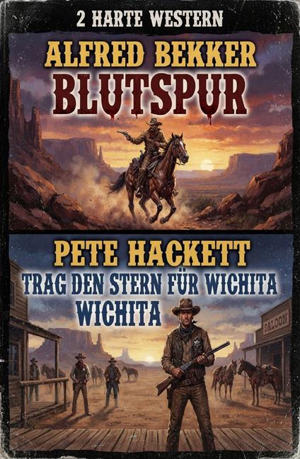 2 Harte Western: Blutspur / Trag den Stern für Wichita