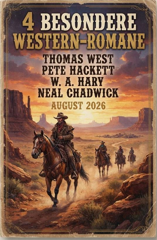 4 Besondere Western-Romane August 2026