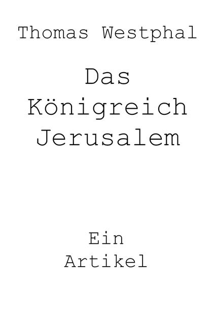 Das Königreich Jerusalem
