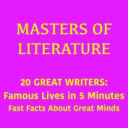 Masters of Literature – 20 Great Writers