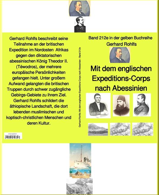 Abessinien-Expedition 1868 – Band 212e in der gelben Buchreihe – bei Jürgen Ruszkowski