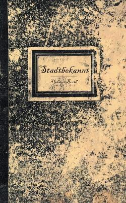 Stadtbekannt - Helmut Borth - cover