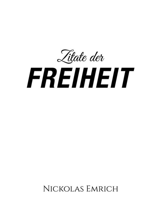 Zitate der Freiheit