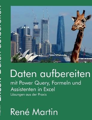 Daten aufbereiten: mit Power Query, Formeln und Assistenten in Excel - René Martin - cover