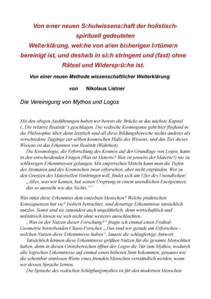 Die neue Schulwissenschaft Teil 1