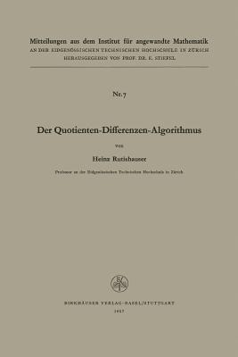 Der Quotienten-Differenzen-Algorithmus - RUTISHAUSER - cover