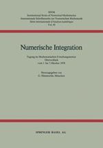 Numerische Integration: Tagung im Mathematischen Forschungsinstitut Oberwolfach vom 1. bis 7. Oktober