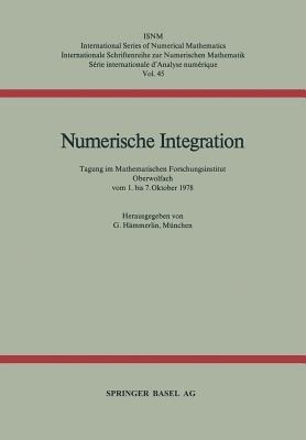 Numerische Integration: Tagung im Mathematischen Forschungsinstitut Oberwolfach vom 1. bis 7. Oktober - HÄMMERLIN - cover