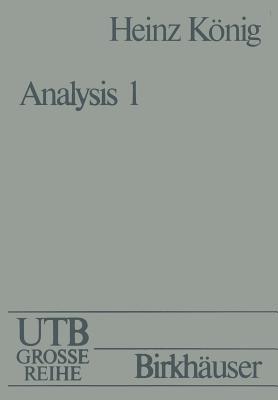 Analysis I - KÖNIG - cover