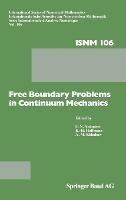 Free Boundary Problems in Continuum Mechanics - cover