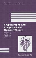 Cryptography and Computational Number Theory: Workshop in Singapore, 1999 - cover