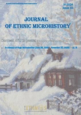 Journal of Ethnic Microhistory: Issue 10, IV-2024 - cover