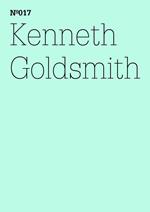 Kenneth Goldsmith