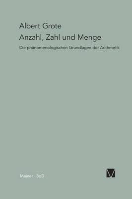 Anzahl, Zahl und Menge - Albert Grote - cover