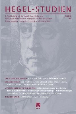 Hegel-Studien 37 - cover