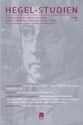 Hegel-Studien 41 - cover