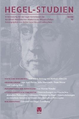 Hegel-Studien 42 - cover