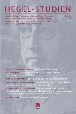 Hegel-Studien 50 - cover