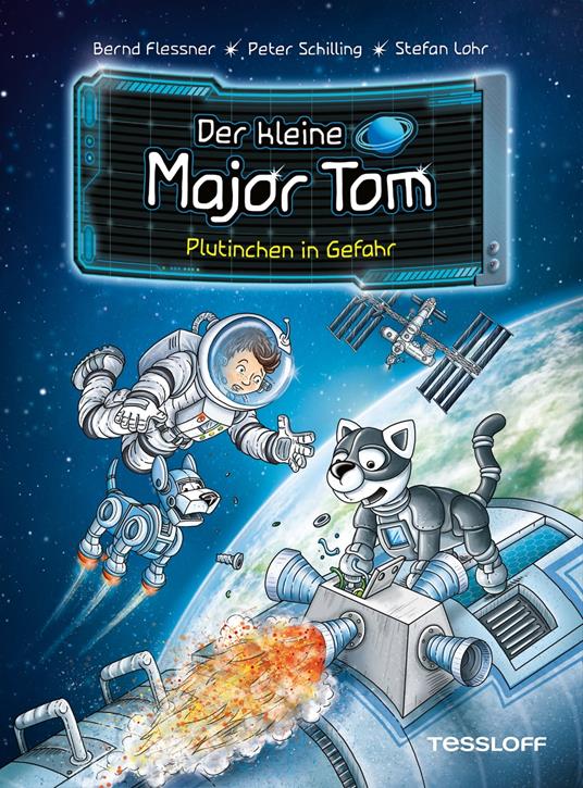 Der kleine Major Tom. Band 12. Plutinchen in Gefahr - Flessner Bernd,Peter Schilling,Stefan Lohr - ebook