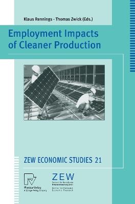 Employment Impacts of Cleaner Production - cover