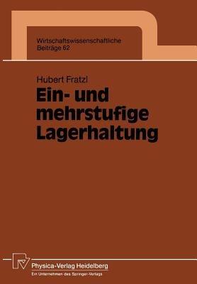 Ein- und mehrstufige Lagerhaltung - Hubert Fratzl - cover