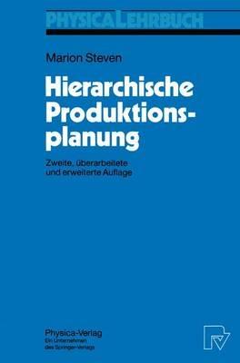 Hierarchische Produktionsplanung - Marion Steven - cover