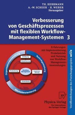 Verbesserung von Geschäftsprozessen mit flexiblen Workflow-Management-Systemen 3: Erfahrungen mit Implementierung, Probebetrieb und Nutzung von Workflow-Management-Anwendungen - cover